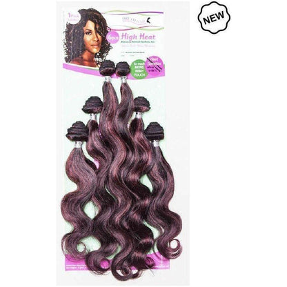 Dream Hair Africo Body Wave Weaving Human &amp; Premium Synthetic Hair 6 pcs. - gtwtoporld.com