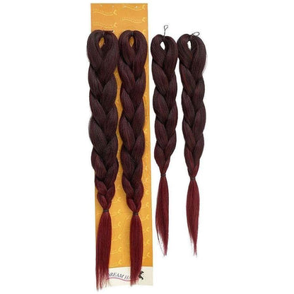 Dream Hair Braids Exception 4x Pre Stretched 100% Kunsthaar 4 pcs, 170g - gtwtoporld.com