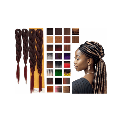 Dream Hair Braids Exception 4x Pre Stretched 100% Kunsthaar 4 pcs, 170g - gtwtoporld.com
