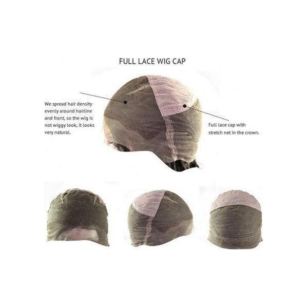 Dream Hair Brazilian Virgin Full Lace Wigs Deep Wave Handmade Human Hair Color: Natural - gtwtoporld.com