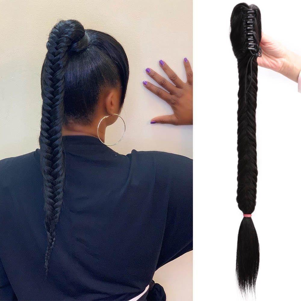 Dream Hair Claw Jaw Kinky Straight Ponytail 22" - Synthetic Hair - gtwtoporld.com