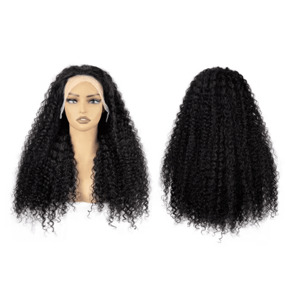 Dream Hair Deep curl 13*14 Wig Double Drawn 24 Human Hair :Natural Color - gtwtoporld.com