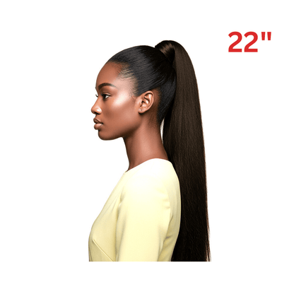 Dream Hair EL Ponytail Straight Human Hair 22" &amp; 24" - gtwtoporld.com