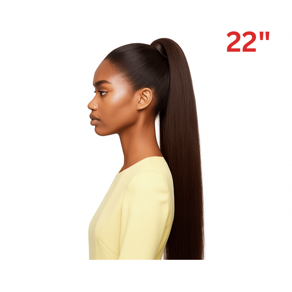 Dream Hair EL Ponytail Straight Human Hair 22" &amp; 24" - gtwtoporld.com
