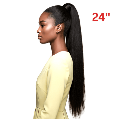 Dream Hair EL Ponytail Straight Human Hair 22" &amp; 24" - gtwtoporld.com