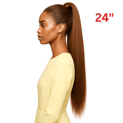 Dream Hair EL Ponytail Straight Human Hair 22" &amp; 24" - gtwtoporld.com