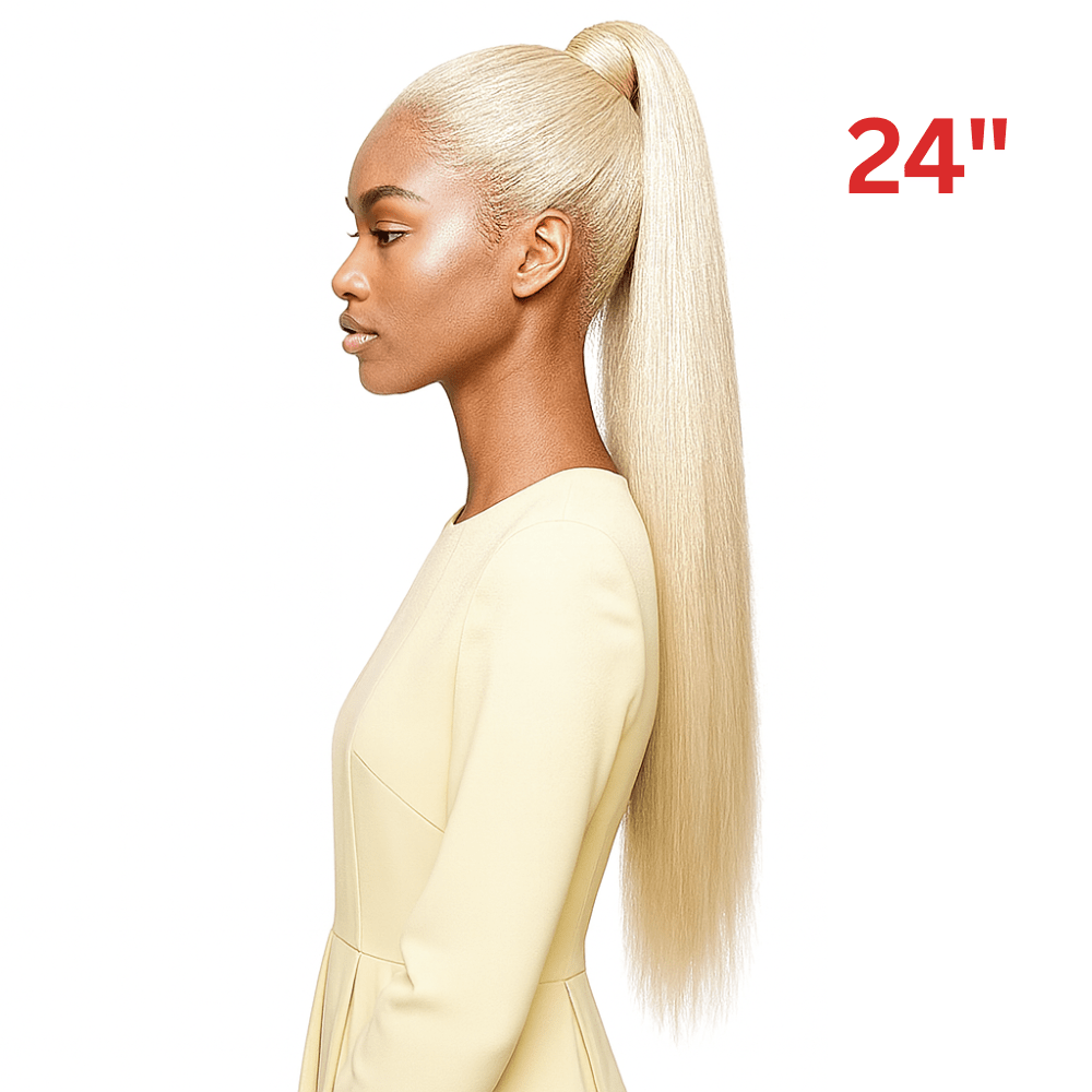 Dream Hair EL Ponytail Straight Human Hair 22" &amp; 24" - gtwtoporld.com