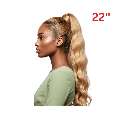 Dream Hair El Ponytail Wavy Human Hair 22" &amp; 24" - gtwtoporld.com