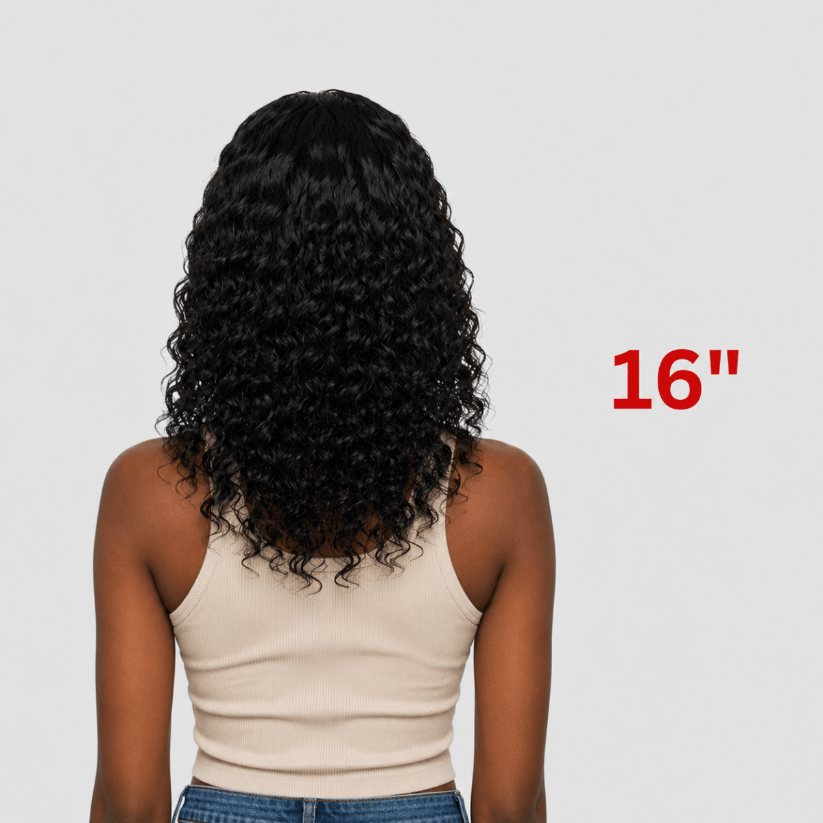 Dream Hair Half Wig Deep Wave Natural color 16"/20" - gtwtoporld.com