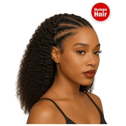 Dream Hair Human Hair 13x4 Braid Wig Natural Color - gtwtoporld.com