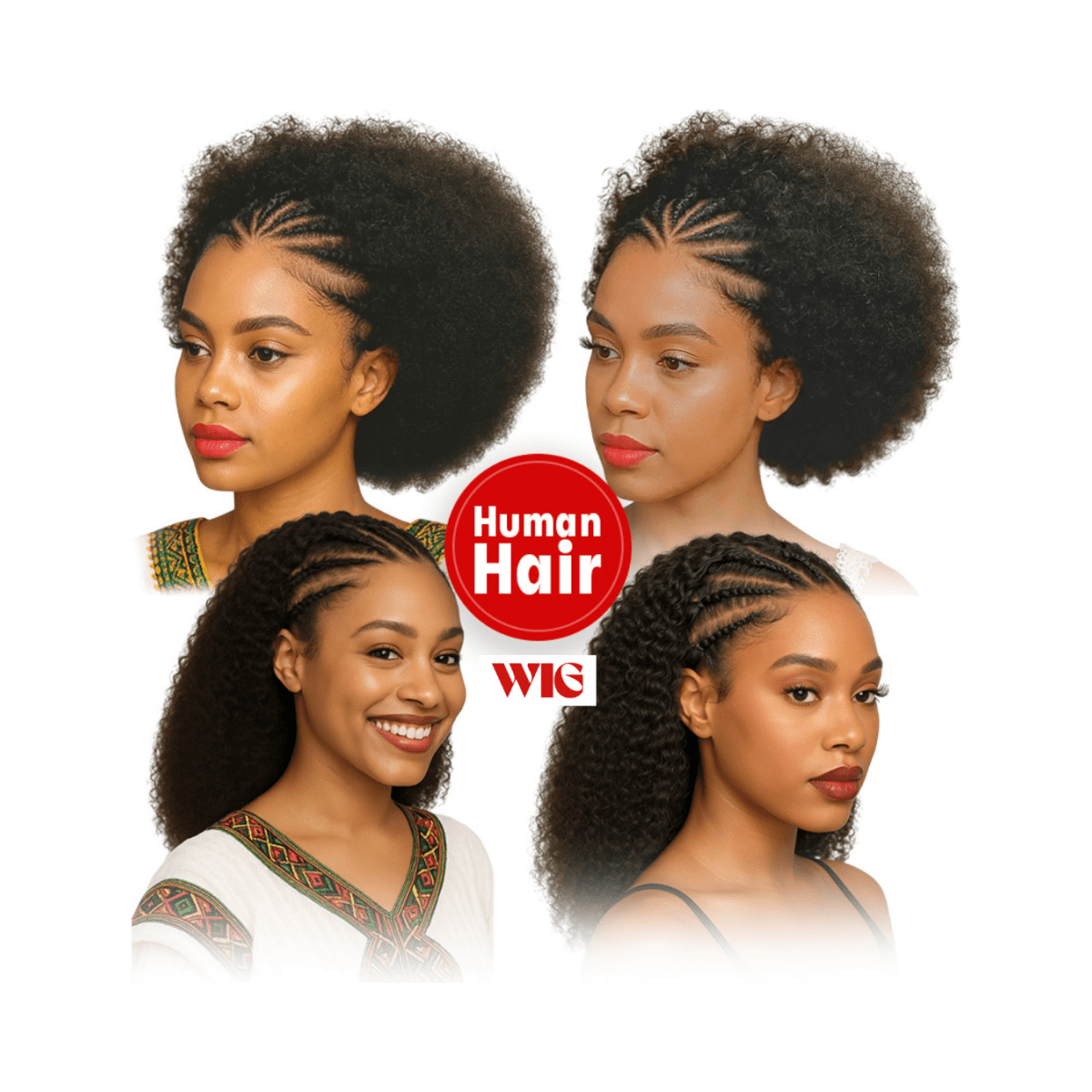 Dream Hair Human Hair 13x4 Braid Wig Natural Color - gtwtoporld.com