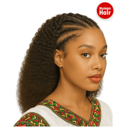 Dream Hair Human Hair 13x4 Braid Wig Natural Color - gtwtoporld.com