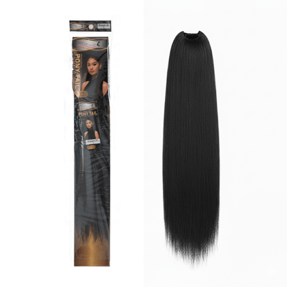 Dream Hair Human Hair Ponytail Straight 18" - gtwtoporld.com