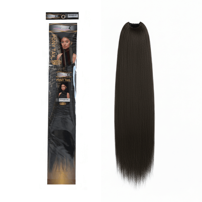 Dream Hair Human Hair Ponytail Straight 18" - gtwtoporld.com
