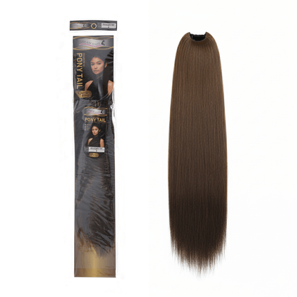 Dream Hair Human Hair Ponytail Straight 18" - gtwtoporld.com