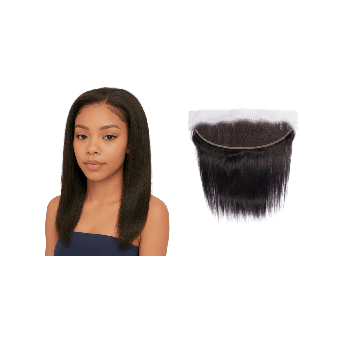 Dream Hair Natural Brazilian closure frontal Straight 10" &amp; 14" &amp; 20" - gtwtoporld.com