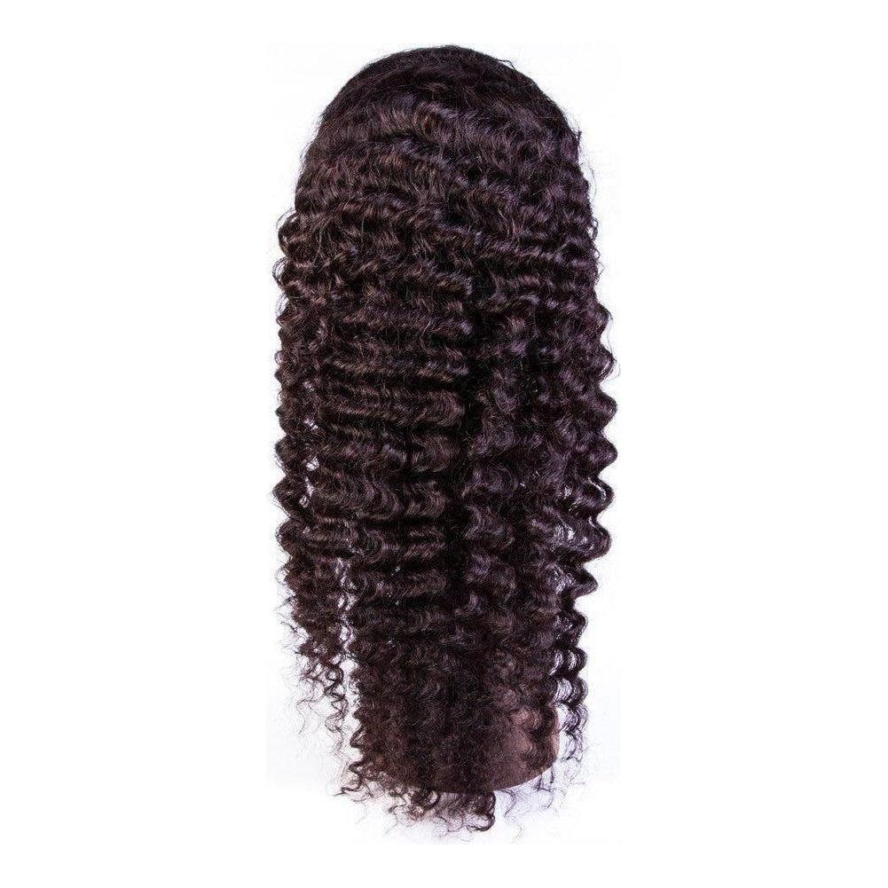 Dream Hair Natural Brazilian Hair Top Perücke Deep Wave Col: Natural - gtwtoporld.com