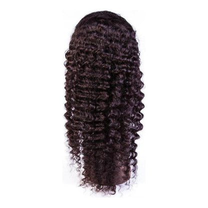 Dream Hair Natural Brazilian Hair Top Perücke Deep Wave Col: Natural - gtwtoporld.com