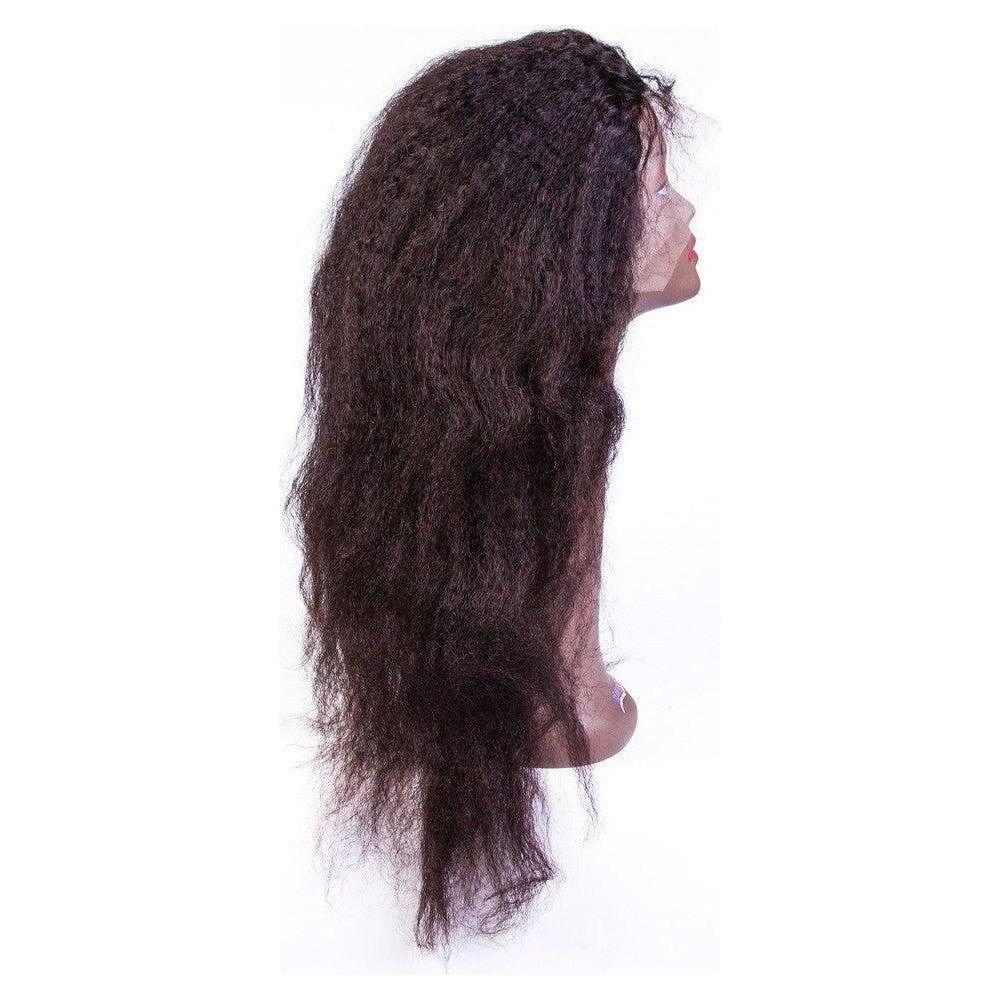 Dream Hair Natural Brazilian Hair Top Perücke Kinky Straight :Natural - gtwtoporld.com