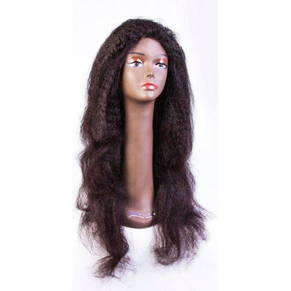 Dream Hair Natural Brazilian Hair Top Perücke Kinky Straight :Natural - gtwtoporld.com