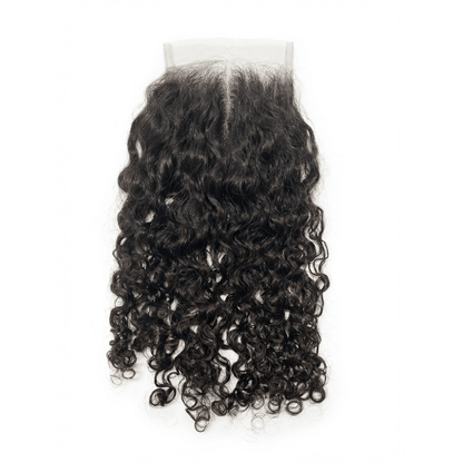 Dream Hair Natural Closure 4*4 Middle Part Deep Wave Brazilian Virgin 14:Natural Color - gtwtoporld.com