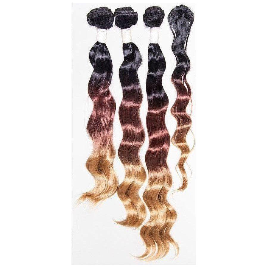 Dream Hair Ombre Kunsthaar Tressen 4Pcs - gtwtoporld.com