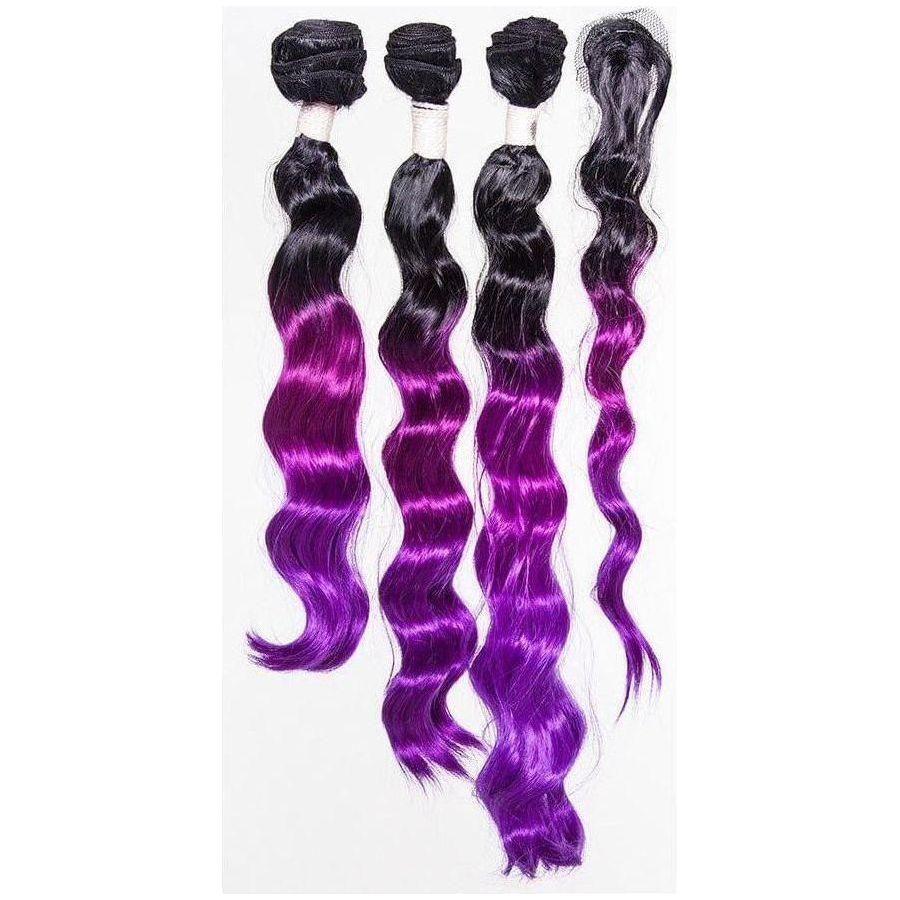Dream Hair Ombre Kunsthaar Tressen 4Pcs - gtwtoporld.com