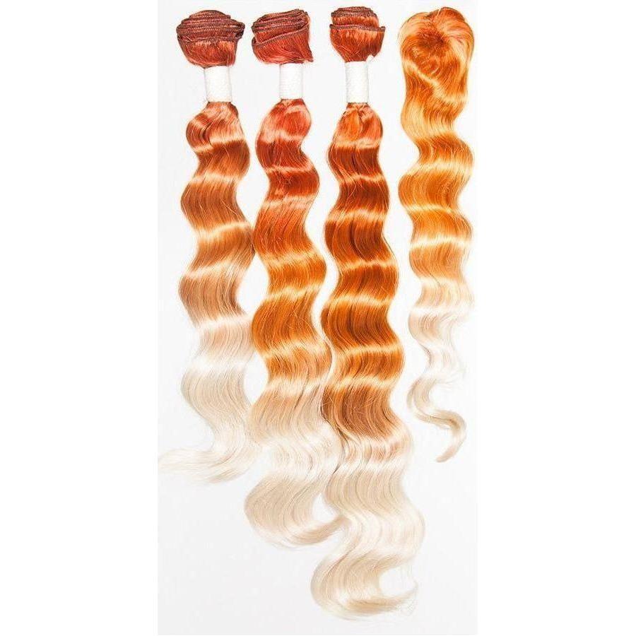 Dream Hair Ombre Kunsthaar Tressen 4Pcs - gtwtoporld.com