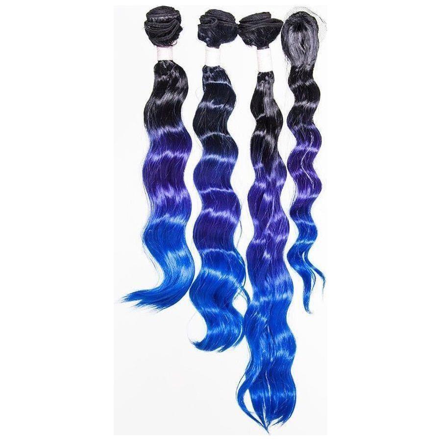 Dream Hair Ombre Kunsthaar Tressen 4Pcs - gtwtoporld.com