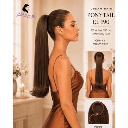 Dream Hair ponytail EL 190 20"/50cm Synthetic Hair - gtwtoporld.com