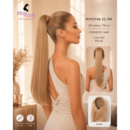 Dream Hair ponytail EL 190 20"/50cm Synthetic Hair - gtwtoporld.com