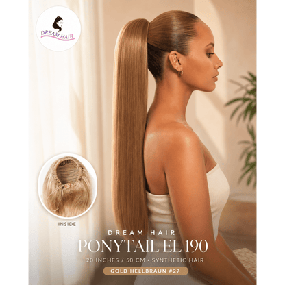Dream Hair ponytail EL 190 20"/50cm Synthetic Hair - gtwtoporld.com