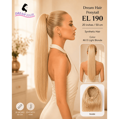 Dream Hair ponytail EL 190 20"/50cm Synthetic Hair - gtwtoporld.com
