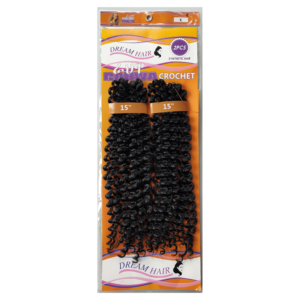 Dream Hair Rahwa Crochet 15" (2 pcs) - gtwtoporld.com