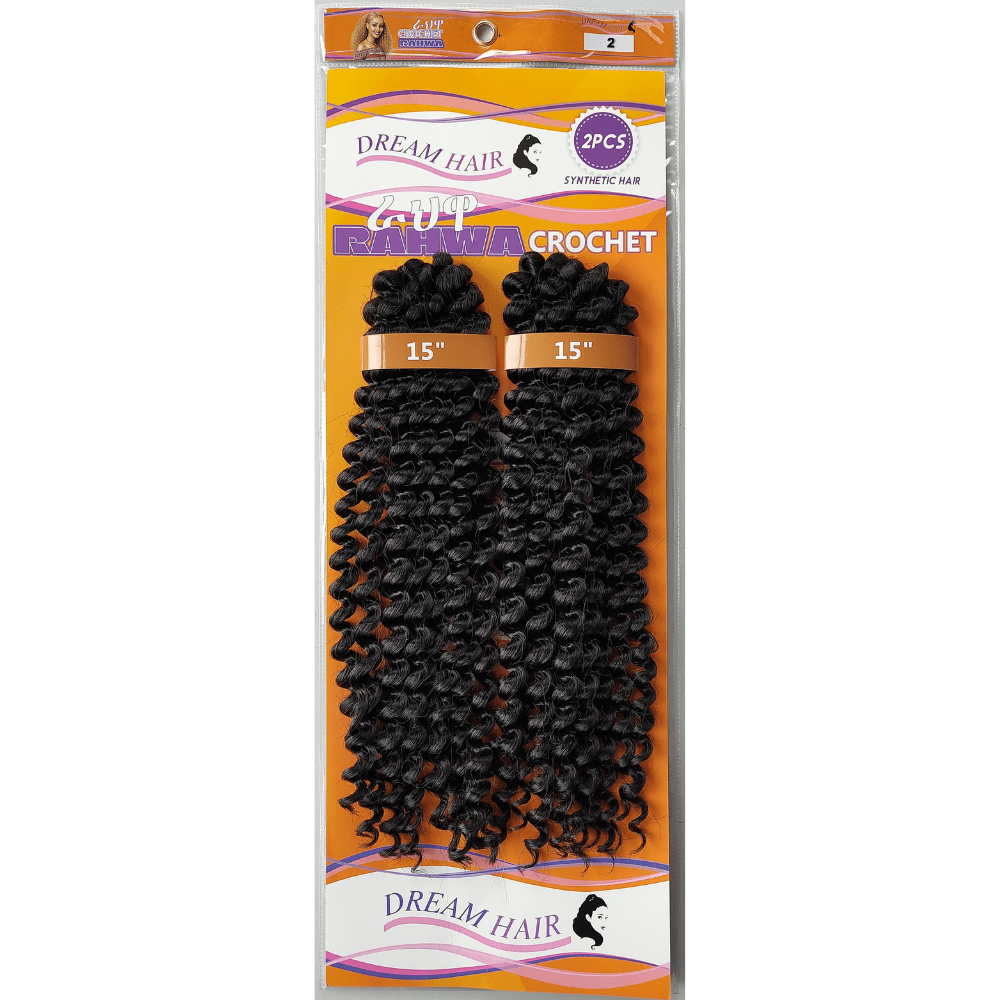 Dream Hair Rahwa Crochet 15" (2 pcs) - gtwtoporld.com