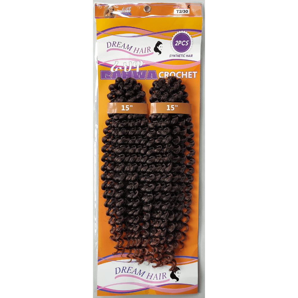 Dream Hair Rahwa Crochet 15" (2 pcs) - gtwtoporld.com