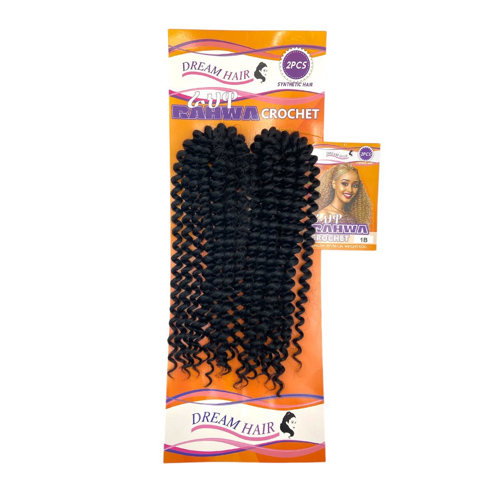 Dream Hair Rahwa Crochet 15" (2 pcs) - gtwtoporld.com