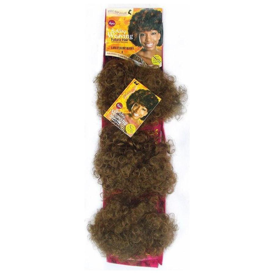 Dream Hair S - Afro Futura Kinky Weaving 9 Synthetic Hair 4 pcs. - gtwtoporld.com