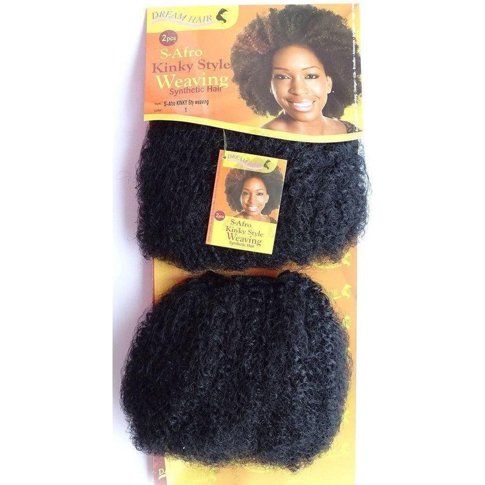 Dream Hair S - Afro Kinky Style Weaving Kunsthaar (2 Pcs.) - gtwtoporld.com