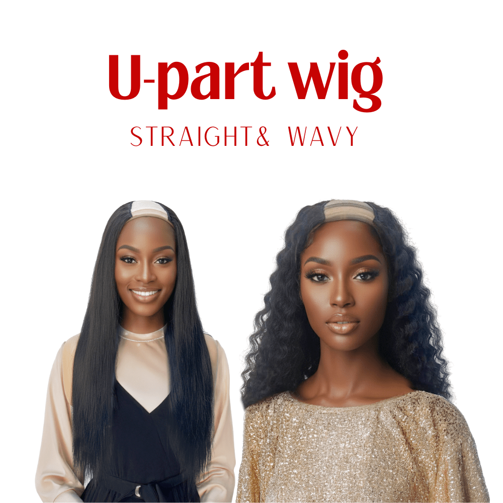 Dream Hair U - part wig Straight &amp; Wavy 22inch (natural color) - gtwtoporld.com