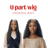 Dream Hair U - part wig Straight & Wavy 22inch (natural color) - gtwtoporld.com