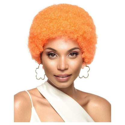 Dream Hair Wig Afro Medium Synthetic Hair, Kunsthaar Perücke, Afroperücke, Color:Orange - gtwtoporld.com