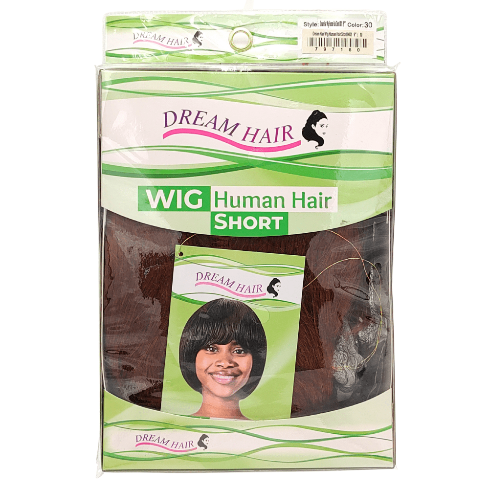 Dream Hair Wig HUMAN HAIR Short 0001 - gtwtoporld.com