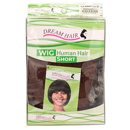 Dream Hair Wig HUMAN HAIR Short 0001 - gtwtoporld.com