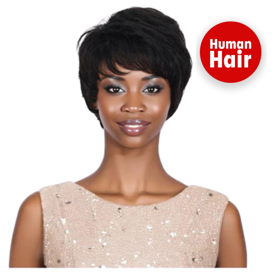 Dream Hair Wig HUMAN HAIR Short 0002 - gtwtoporld.com