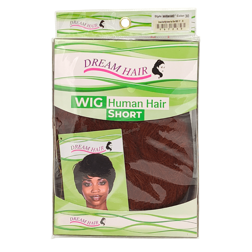 Dream Hair Wig HUMAN HAIR Short 0002 - gtwtoporld.com