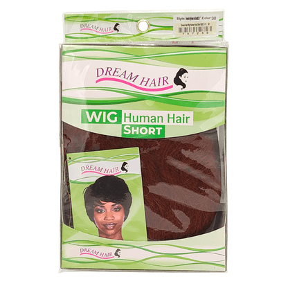 Dream Hair Wig HUMAN HAIR Short 0002 - gtwtoporld.com