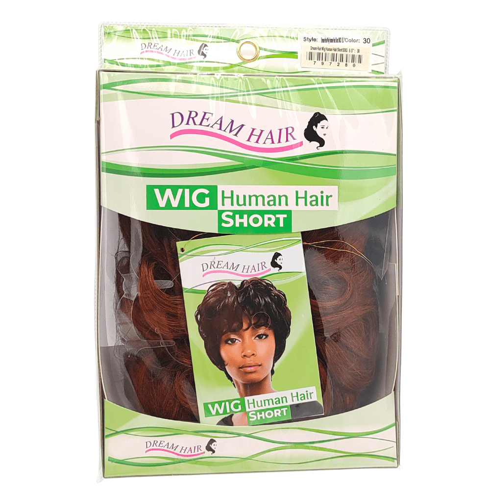 Dream Hair Wig HUMAN HAIR Short 0003 - gtwtoporld.com