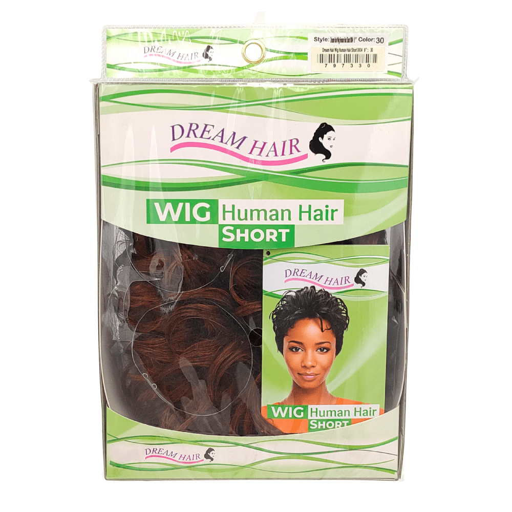 Dream Hair Wig HUMAN HAIR Short 0004 - gtwtoporld.com