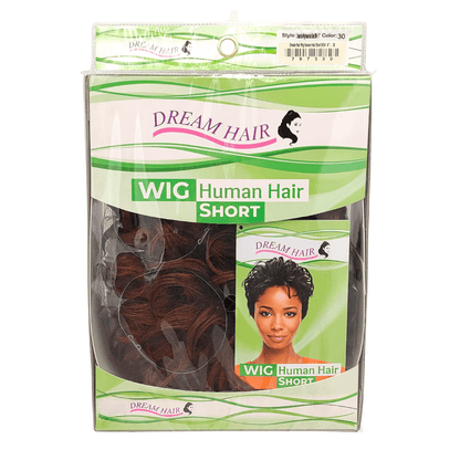 Dream Hair Wig HUMAN HAIR Short 0004 - gtwtoporld.com